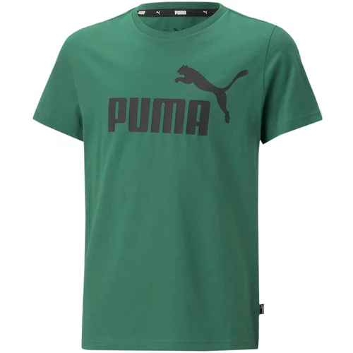 Puma Majica tamno zelena / crna