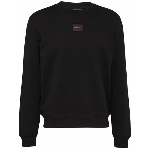 Hugo Sweater majica 'Diragol' crvena / crna