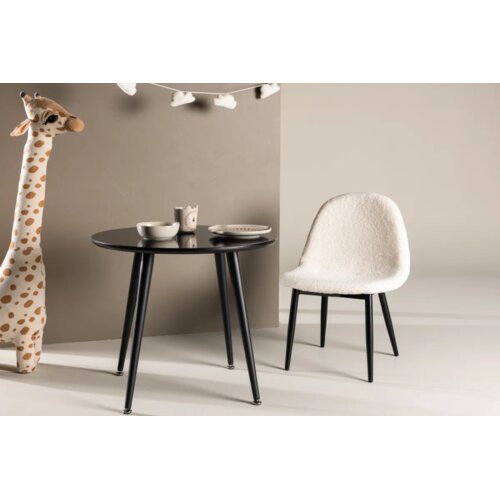 Venture Home okrugli dječji stol Plaza ⌀60 cm, crna Slike