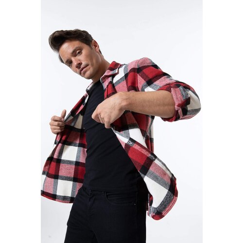 Defacto Regular Fit Plaid Long Sleeve Shirt Slike