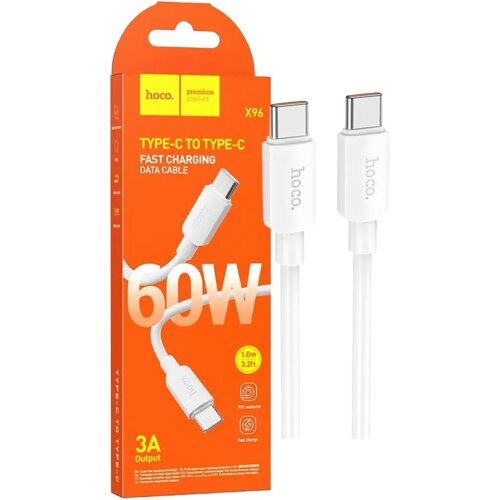 Hoco . USB kabl za smartphone, type C, 60W, bijela - X96 Hyper, 60W, White Slike