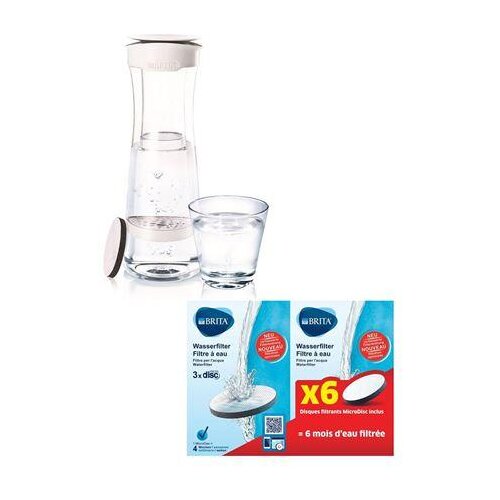 Brita Vodna filtrska karafa in steklenica z 6+7 MicroDisc filtri, 2,4 l, siva, (5000119553) Cene