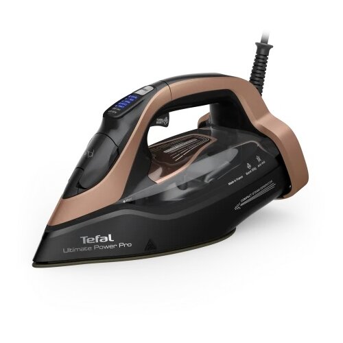 Tefal Ultimate Power Pro FV9E50 Dry & Steam iron Durilium AirGlide Autoclean soleplate 3200 W Black, Copper Cijene