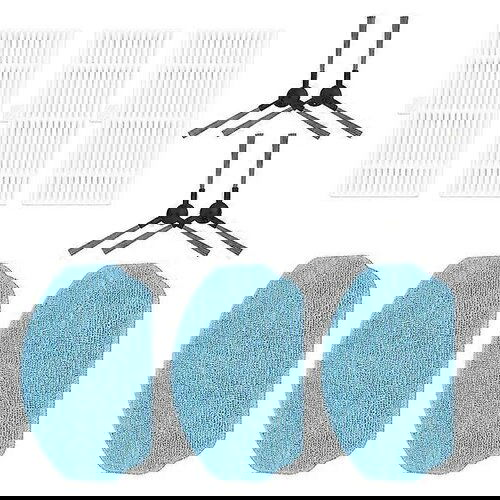 INORCO Stranske krtae Filtri Krpe za brisanje Zdruljiva nadomestna stranska krtaa Cecotec 999 X-Treme Robotski sesalnik Krpa za brisanje s filtrom, (22018980) Slike