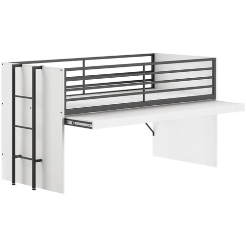 Vipack Bela dvignjena otroška postelja z letvenim dnom 90x200 cm Sam – Cene
