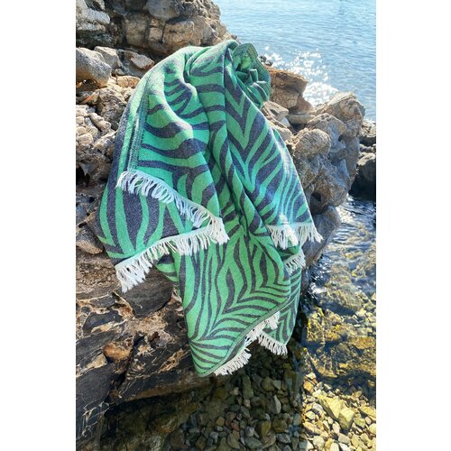 carnival - green green fouta (beach towel) Slike