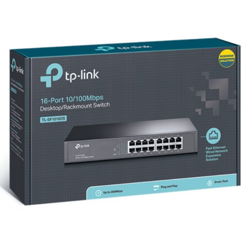 Tp-link TL-SF1016DS SwitchDesktop/Rackmount, 16x10/100 Cene
