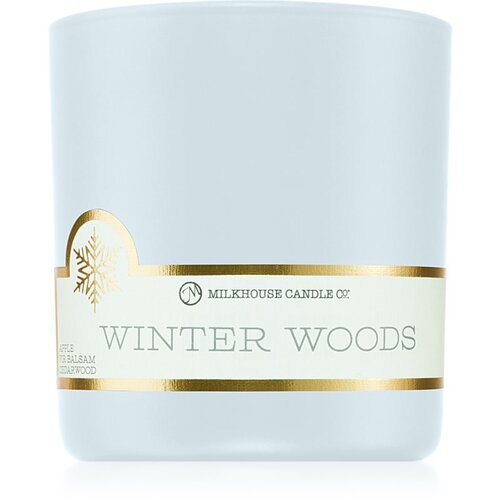 Milkhouse Candle Co. LE Winter Winter Woods di&amp;scaron;eča sveča 226 g Slike