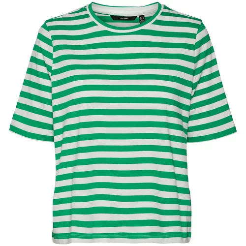 Vero Moda Majica 'MOLLY' zelena / bijela