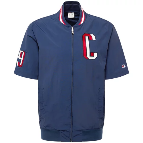 Champion Authentic Athletic Apparel Prehodna jakna temno modra / živo rdeča / bela