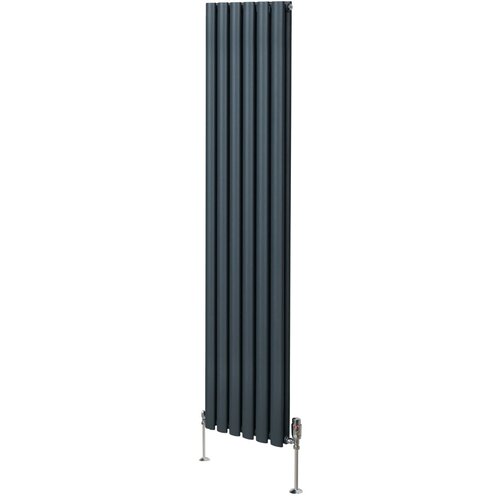 Monster ovalni radiator in ventili - 1800 mm x 360 mm - antracitno siva, (21569759) Cene