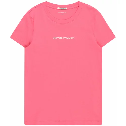 Tom Tailor Majica ružičasta / bijela