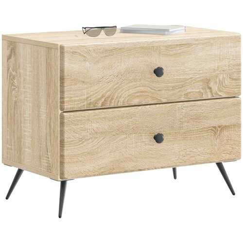 Noćni ormar Hrast sonoma 62 x 34,5 x 47,5 cm Konstruirano drvo Slike
