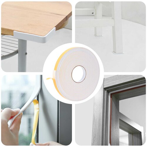  Samoljepljiva pjenasta traka 10 pcs Bijela 20mm x 10m CR pjena Cijene