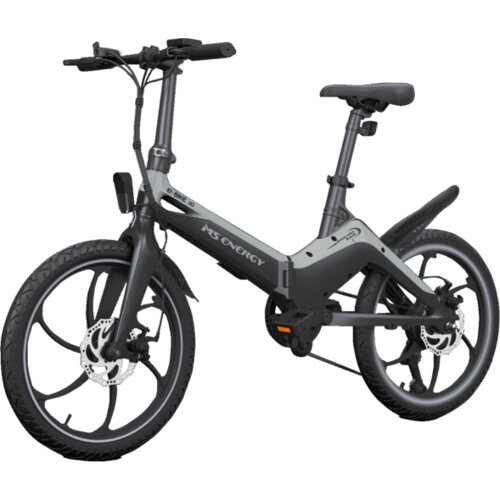 Ms Energy Elekrični Gradski bicikl, 20&rdquo; točkovi, domet do 50 km &ndash; eBike i10 Black/Gray Cijene