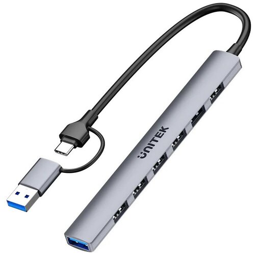 Unitek H1209AGY01 USB-A 5Gbps 7in1 USB hub Slike