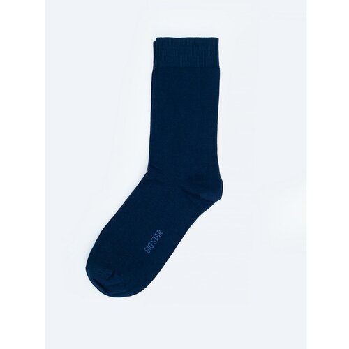 Big Star Man's Socks 273572 Navy Blue-403 Slike