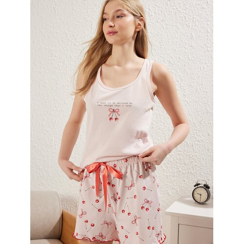 Trendyol Ženski set pidžame Thmss25Pt00186, Roze Cene