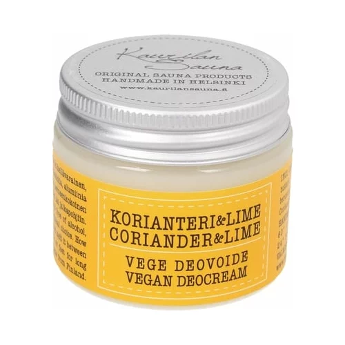 Kaurilan Sauna Veganski deodorant v obliki kreme - Coriander & Lime