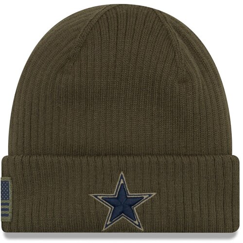 New Era Dallas Cowboys 2018 Salute To Service Sideline Cuff zimska kapa Slike