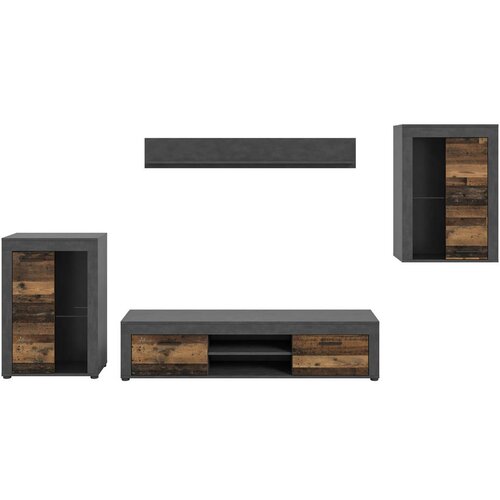 MID.YOU DNEVNI REGAL, siva, naravne barve Slike