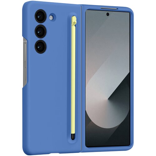 AVIZAR Ohi&scaron;je za Samsung Galaxy Z Fold 6 Softtouch + Stylus, Modra, (5000014643) Cene