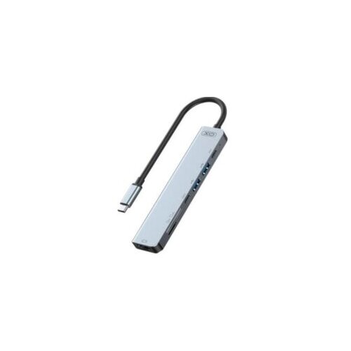 XO USB Type-C Multi-hub 7in1 HDMI, 2x USB 3.0, 2x USB-C, SD/TF Cijene
