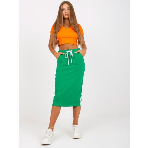 RUE PARIS Skirt-RV-SD-8073.73P-Green Cene