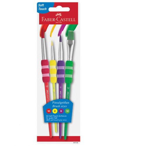 SET KISTOVA OD SINTETIČKIH VLAKANA PK4 FABER-CASTELL 481600 SORTIRANO BLISTER Slike