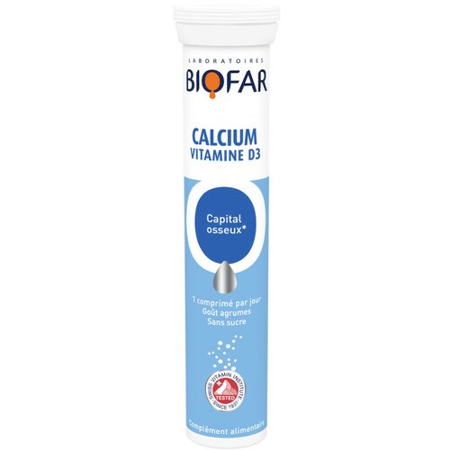 Biofar kalcijum 500 mg + D3 20 šumećih tableta Cene
