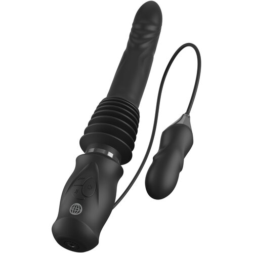 Pipedream Fetish Fantasy Series Ultimate Silicone Thruster Black Cene