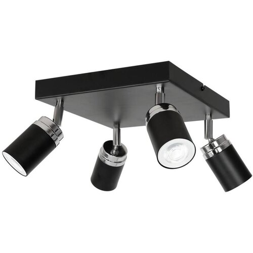  Reflektor RENO 4xGU10/8W/230V crni/krom Cene
