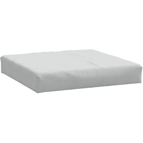 vidaXL Jastuk za palete prošarani svjetlosivi 60x60x9 5 cm od tkanine - Svjetlosiva 1 naslon za noge Cene