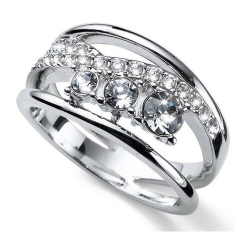  Ženski oliver weber drive crystal prsten sa swarovski belim kristalima m ( 41159rm ) Cene