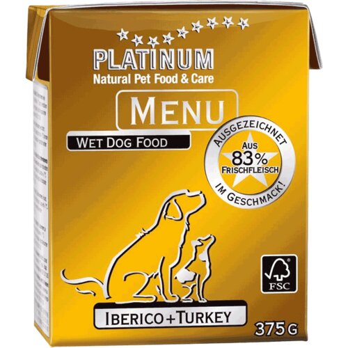 Platinum konzerva za pse Dog Menu Mangulica i Ćuretina - 90 g Cene