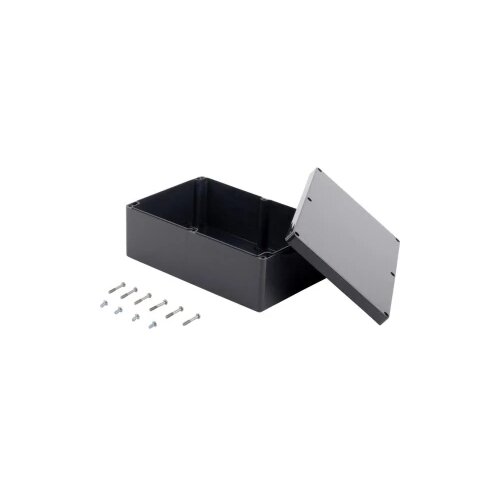 TRU COMPONENTS Univerzalno kući&amp;scaron;te 240 x 160 x 90 ABS siva boja &amp;scaron;kriljaca KST 2401 1 kom. Slike
