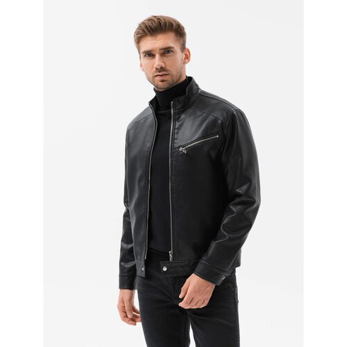 Ombre Men's leather jacket Cene