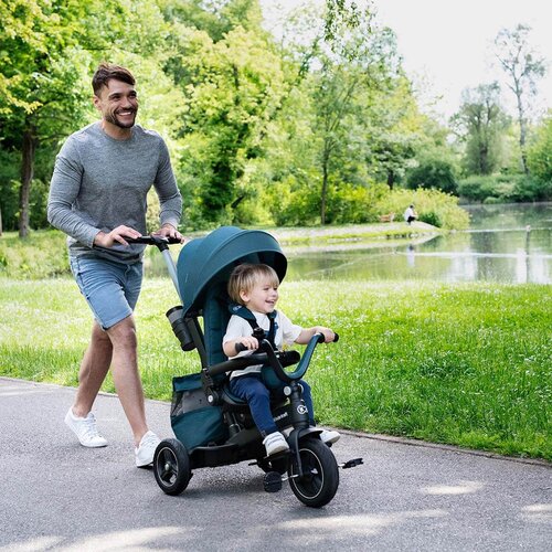 Kinderkraft otro&amp;scaron;ki tricikel 5v1 easytwist platinum grey Slike