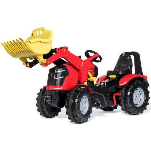 Rolly Toys rolly dečiji traktor na pedale premium sa menjačem, kočnicom i utovarivačem Slike