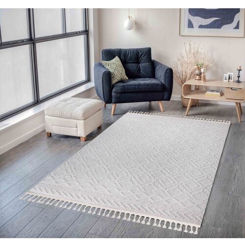 Conceptum Hypnose Polka - White White Carpet (80 x 150) Cene