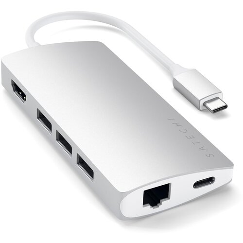  Satechi ST-TCMA2S laptop dock /port replicator USB 3.2 Gen 1 (3.1 Gen 1) Type-C Silver Cijene