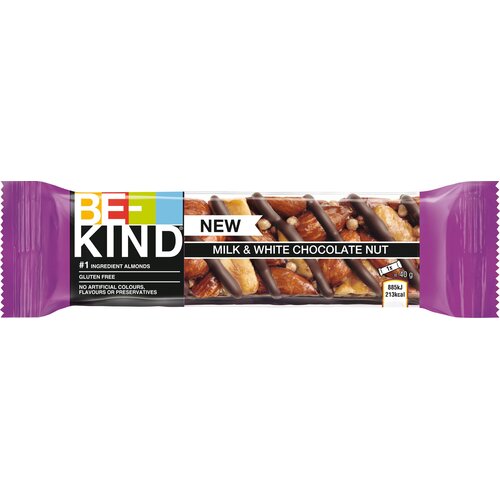 BeKind Milk & White Chocolate Nut - 40 g Cene