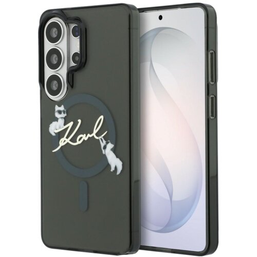 Karl Lagerfeld Originalen MagSafe ovitek Samsung Galaxy S26 Ultra 5G - Choupette - prozorno črn - KLHMS26L5HKSCAK Cene