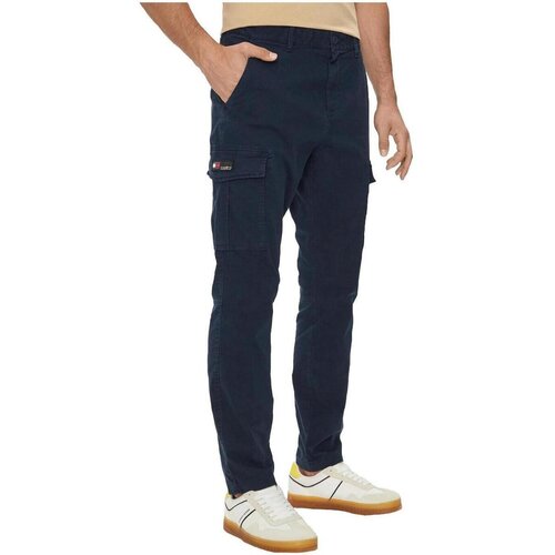 Tommy Hilfiger Hlače cargo - Modra Slike