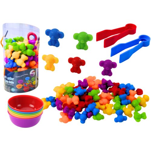  Igračke za razvrstavanje po bojama, medo i žaba - 36 elemenata Cijene