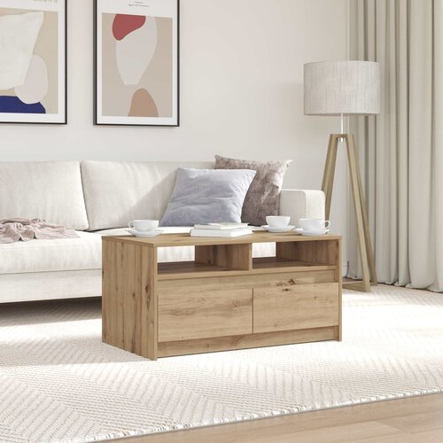  Kava Stol S LED lampica Umjetnička hrastovina 90 x 50 x 45 cm Cene
