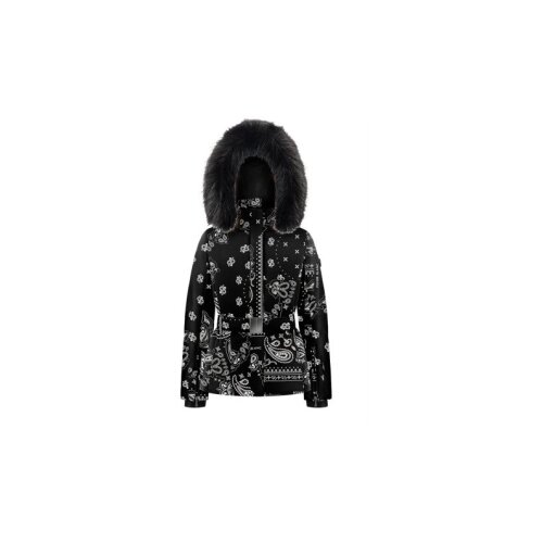Jakna POIVRE BLANC JOANA-WO/P SKI paisley black Cene
