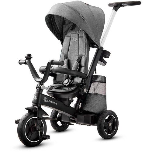 Kinderkraft tricikl EASYTWIST - sivi Slike