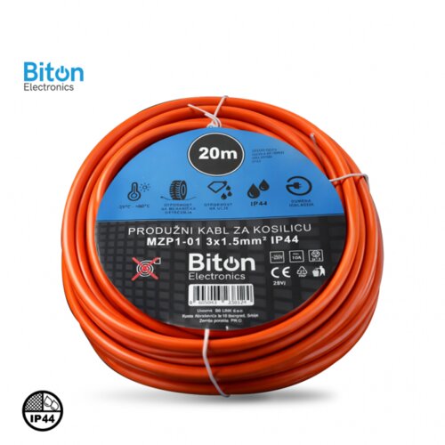 Bb Link PRODUZNI KABL ZA KOSILICU 20M MZP1-01 3x1.5mm IP44 Cene