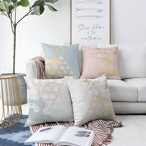 Minimalist Cushion Covers set od 4 ukrasne jastučnice Spring Vibes, 55 x 55 cm Cijene